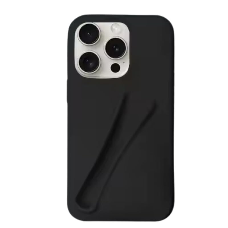 (Buy 1 Get 1) Premium Silicone Phone Cover With Lipstick Holder For iPhone