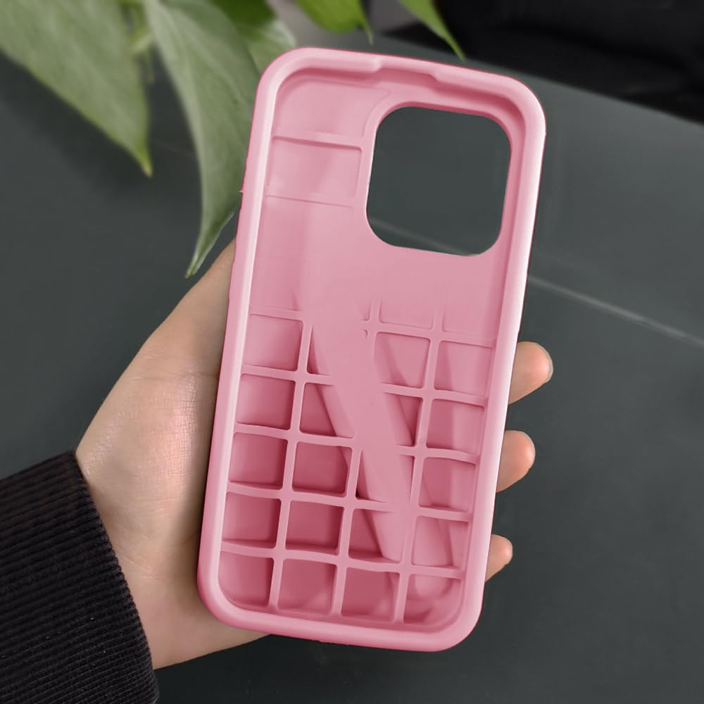 (Buy 1 Get 1) Premium Silicone Phone Cover With Lipstick Holder For iPhone