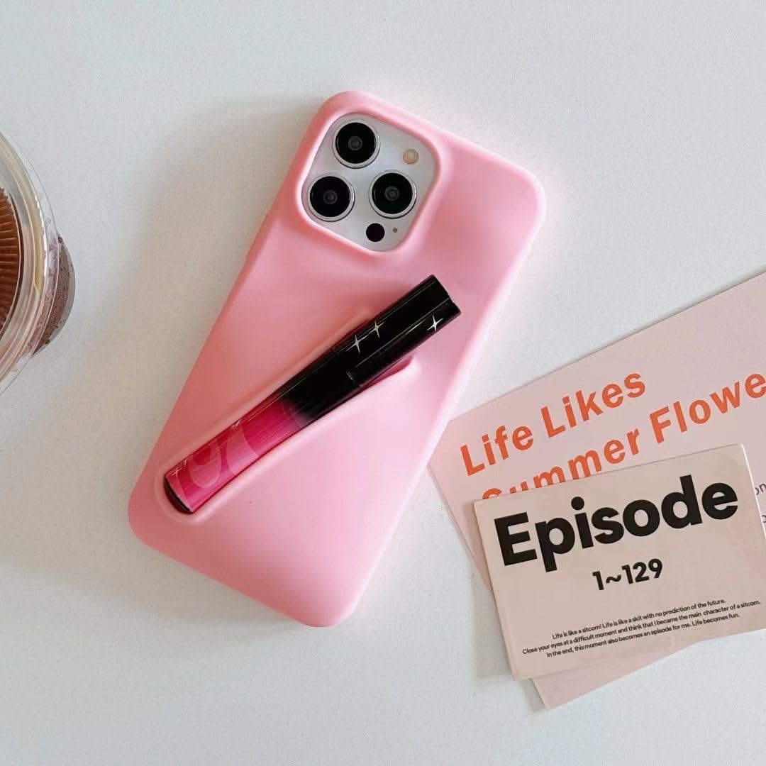 (Buy 1 Get 1) Premium Silicone Phone Cover With Lipstick Holder For iPhone