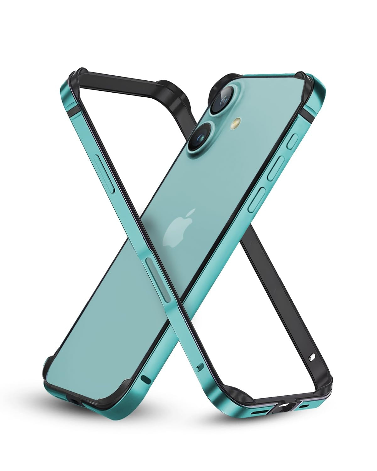 (Buy 1 Get 1) Aluminum Bumper Mag-Safe Wireless Charging Case For iPhone
