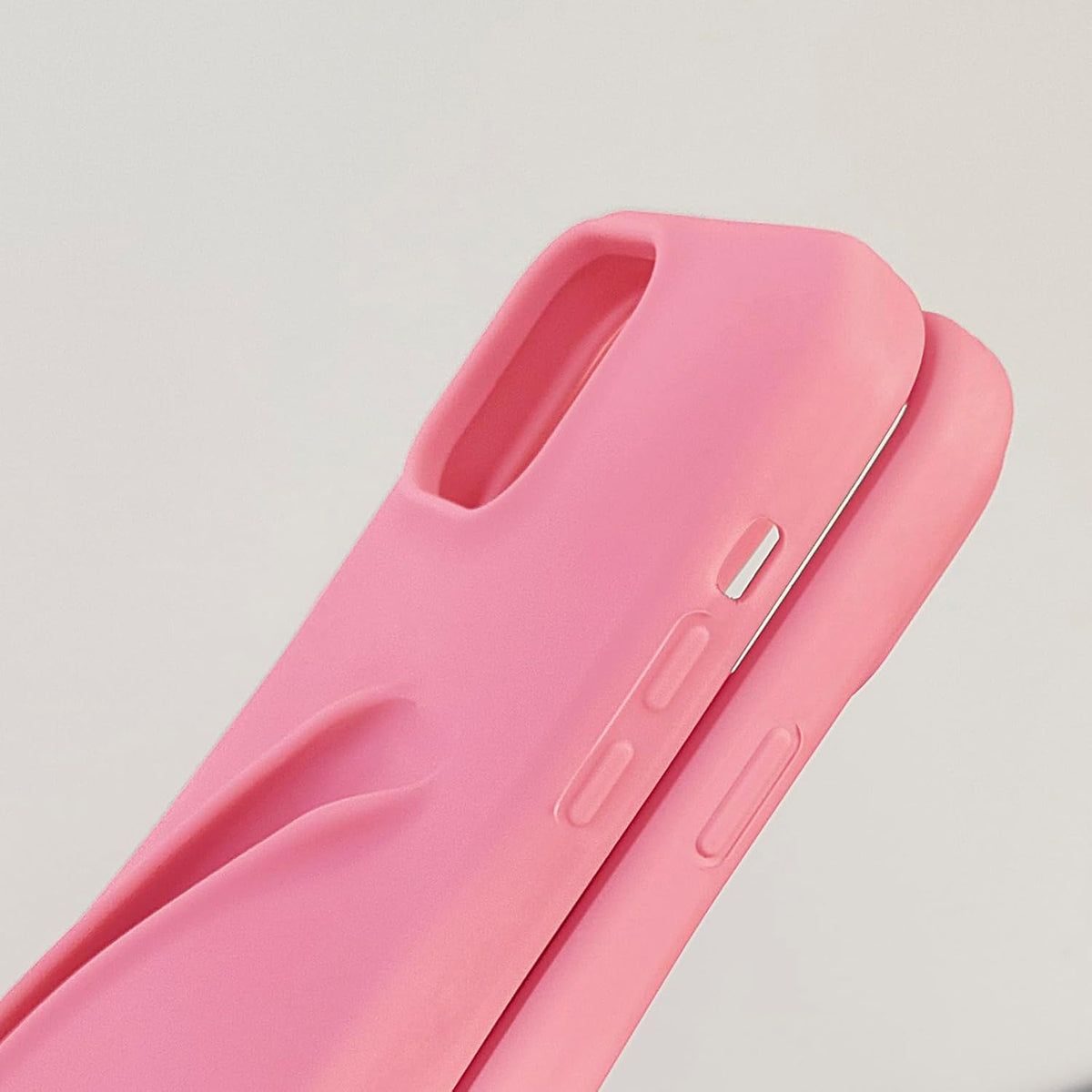 (Buy 1 Get 1) Premium Silicone Phone Cover With Lipstick Holder For iPhone