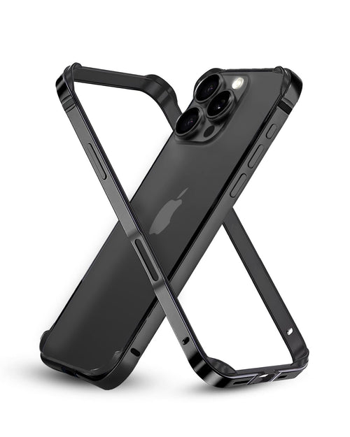 (Buy 1 Get 1) Aluminum Bumper Mag-Safe Wireless Charging Edge Armor Protective Minimal Case For iPhone