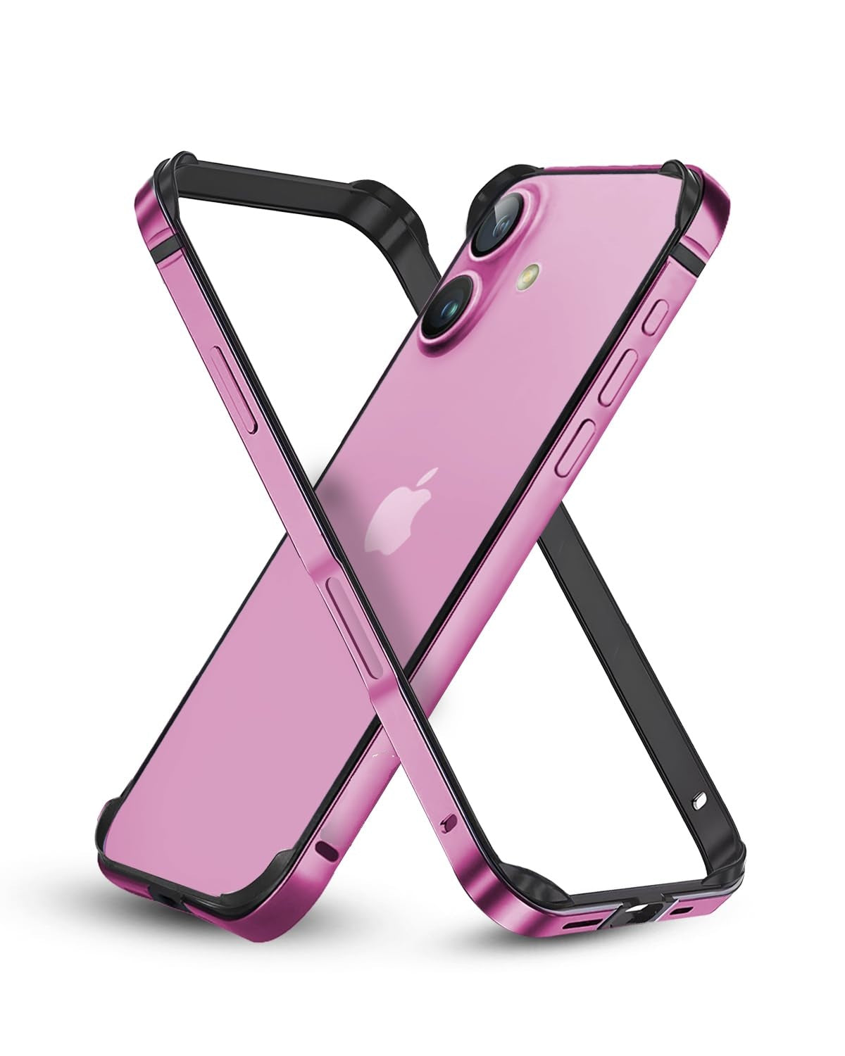 (Buy 1 Get 1) Aluminum Bumper Mag-Safe Wireless Charging Case For iPhone