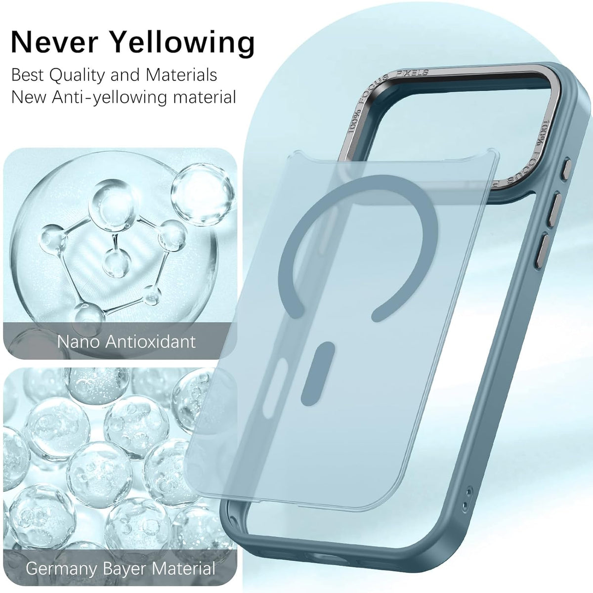 (Buy 1 Get 1) Slim Matte Anti-Fingerprint Full Body Military Grade Protection for iPhone