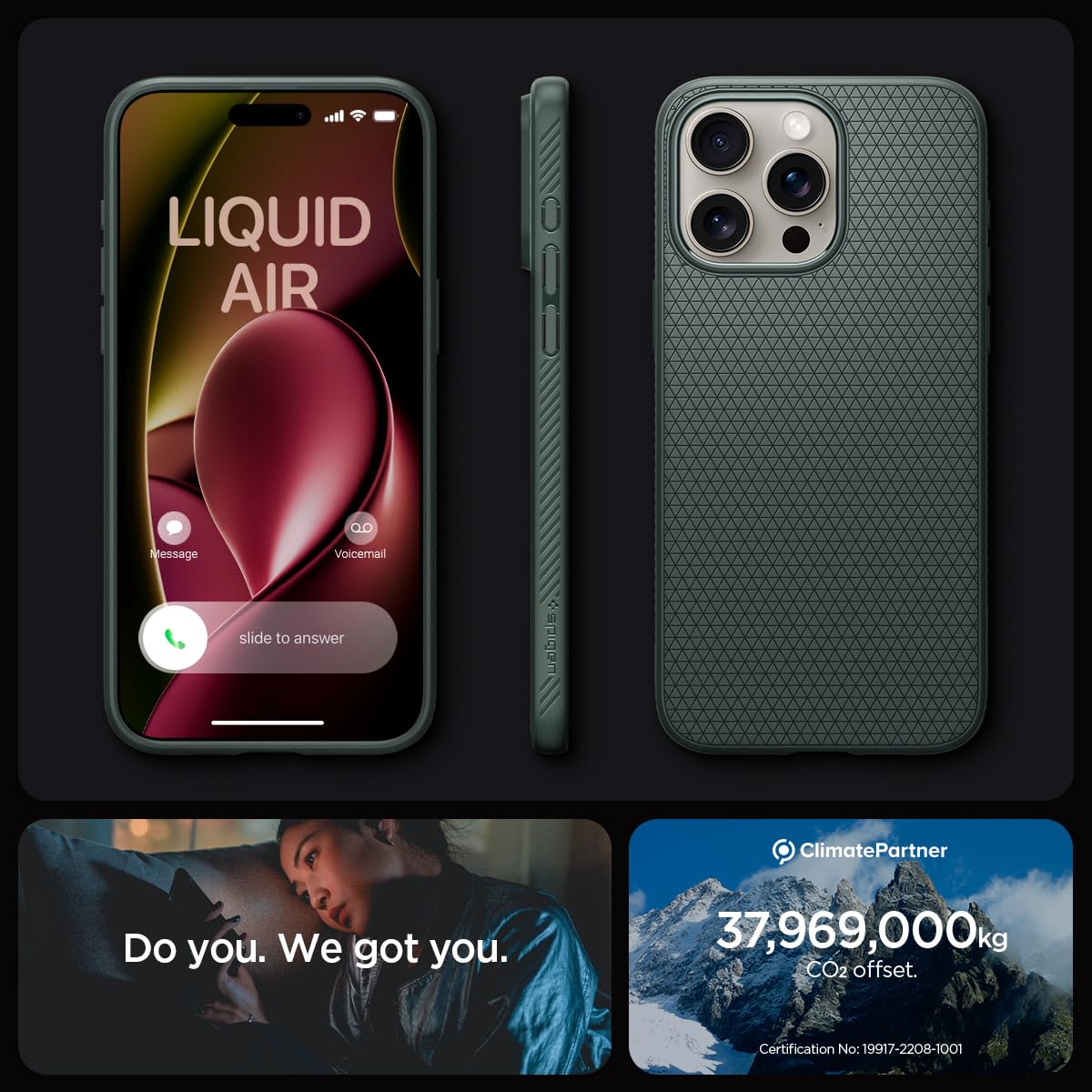Liquid Air Back Cover Case Compatible with iPhone