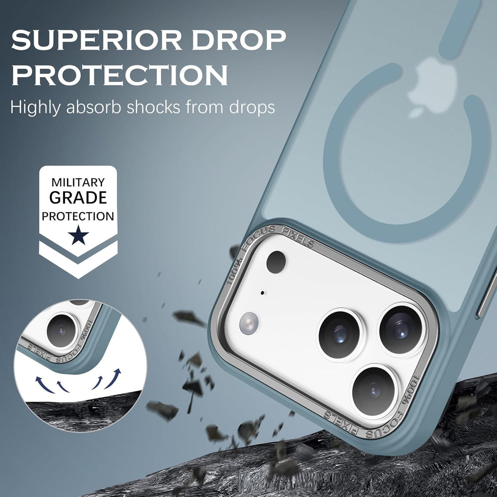 (Buy 1 Get 1) Slim Matte Anti-Fingerprint Full Body Military Grade Protection for iPhone