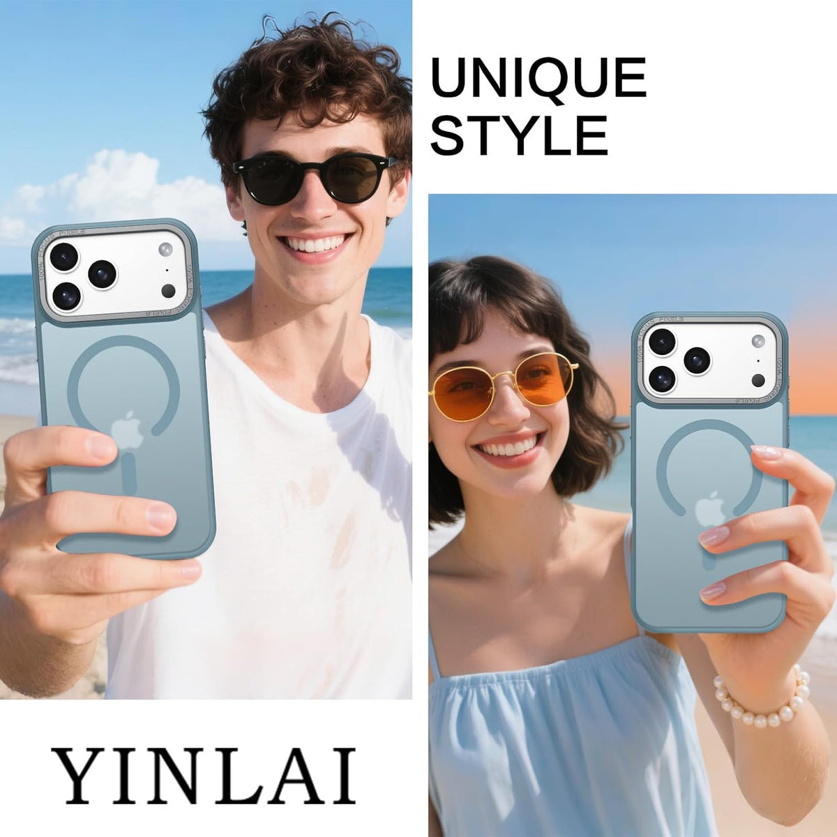 (Buy 1 Get 1) Slim Matte Anti-Fingerprint Full Body Military Grade Protection for iPhone