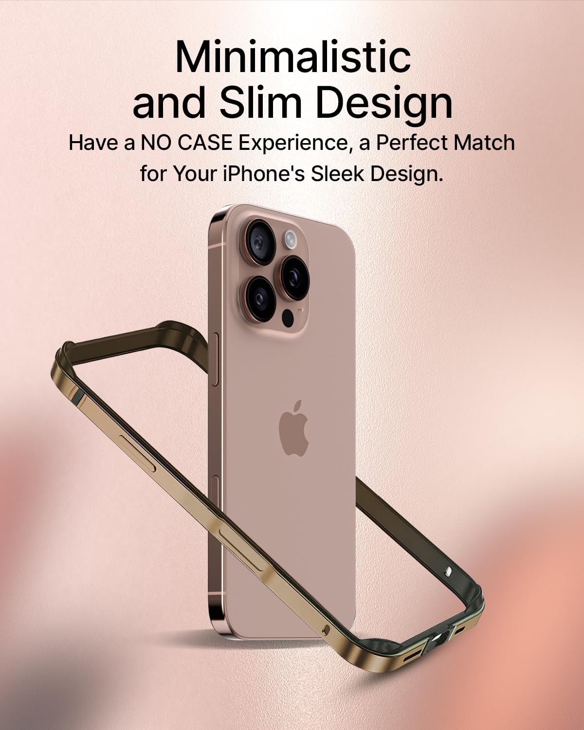 (Buy 1 Get 1) Aluminum Bumper Mag-Safe Wireless Charging Edge Armor Protective Minimal Case For iPhone