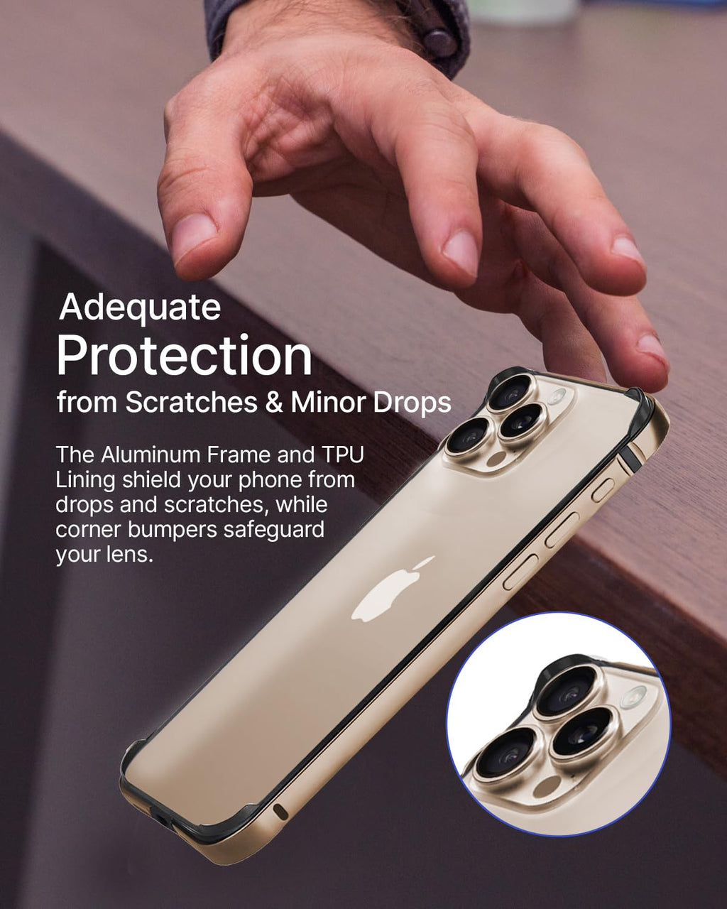 (Buy 1 Get 1) Aluminum Bumper Mag-Safe Wireless Charging Edge Armor Protective Minimal Case For iPhone