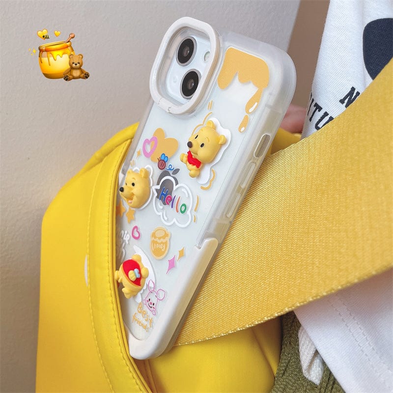 (Buy 1 Get 1) Winnie The Pooh Stand Case For iPhone