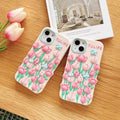 (Buy 1 Get 1) Pink Soft Tulip Case