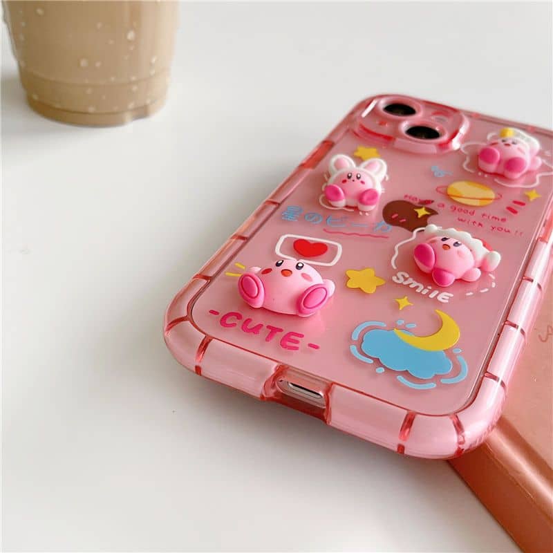 (Buy 1 Get 1) Animated Cartoon Pink Kitty iPhone Case