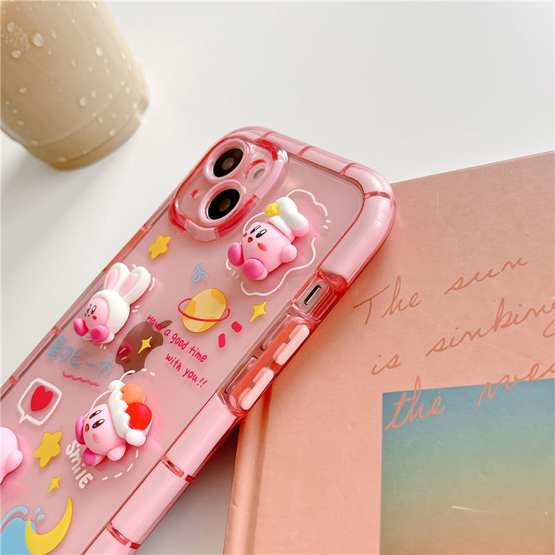 (Buy 1 Get 1) Animated Cartoon Pink Kitty iPhone Case