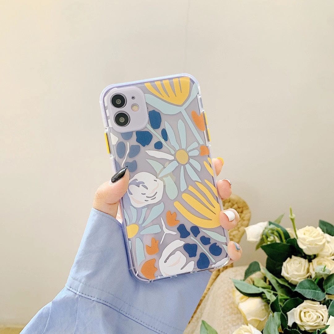 (Buy 1 Get 1) Adorable Flower Transparent Case