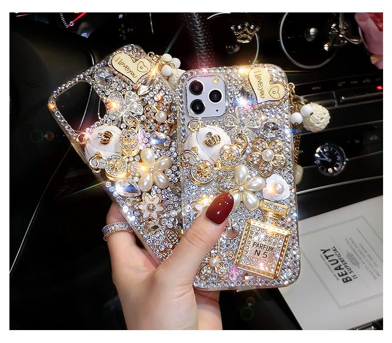 (Buy 1 Get 1) PARFUM N5 Crystal iPhone Cover