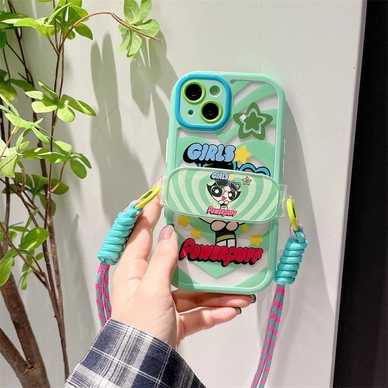 (Buy 1 Get 1) Power Puff Girls Lanyard Case