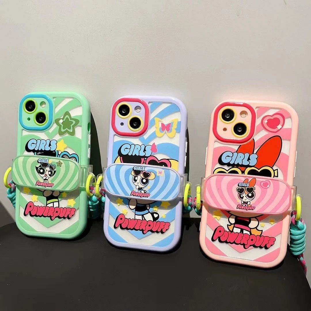 (Buy 1 Get 1) Power Puff Girls Lanyard Case
