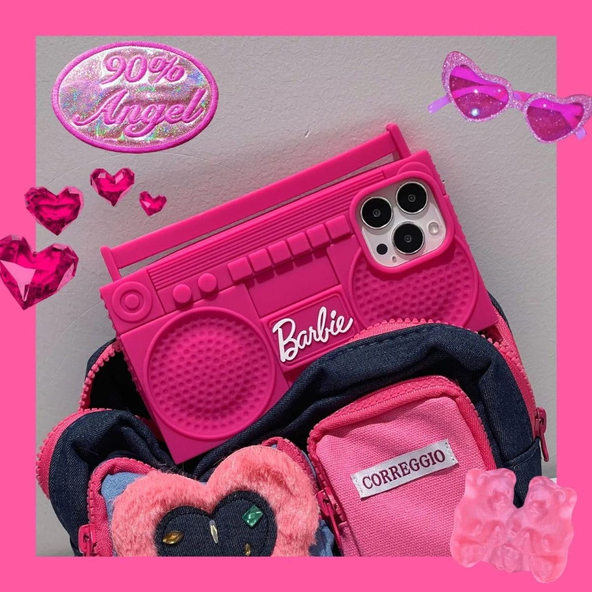 (Buy 1 Get 1) Barbie Radio iPhone Case