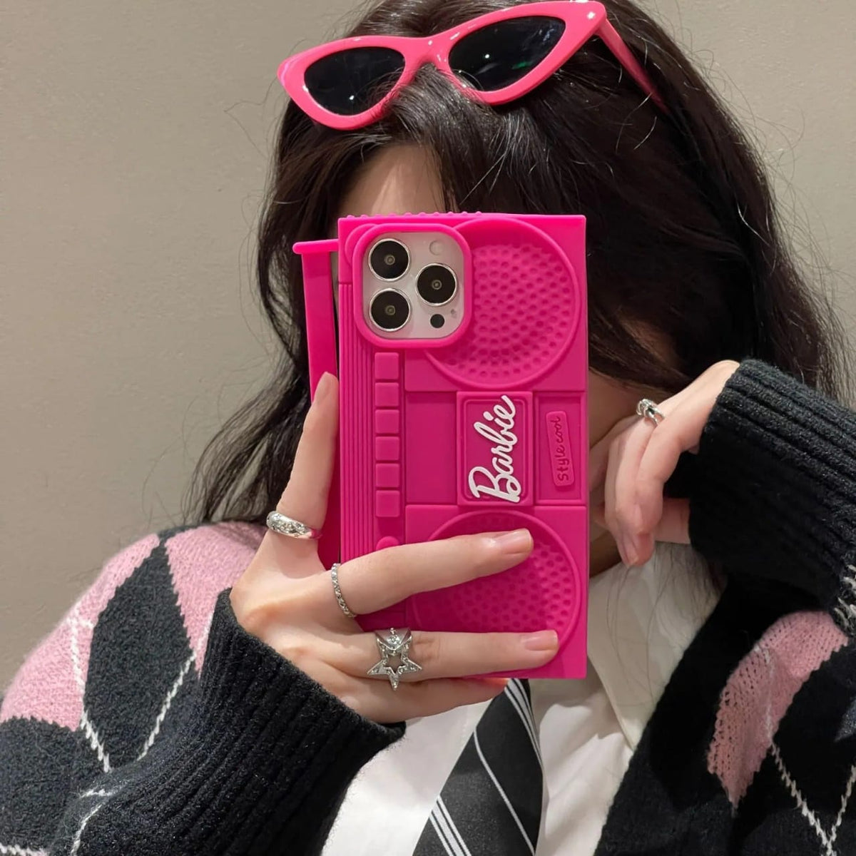 (Buy 1 Get 1) Barbie Radio iPhone Case