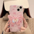 (Buy 1 Get 1) Exquisite Rose Garden Butterfly Case For iPhone