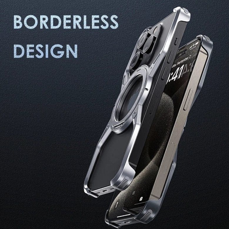 (Buy 1 Get 1) Titanium Frameless Cooling Bracket Case  For iPhone