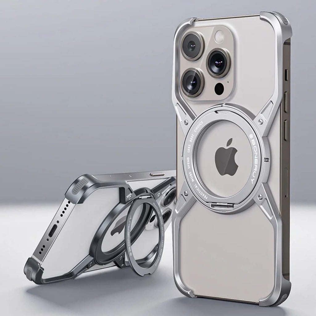 (Buy 1 Get 1) Titanium Frameless Cooling Bracket Case  For iPhone