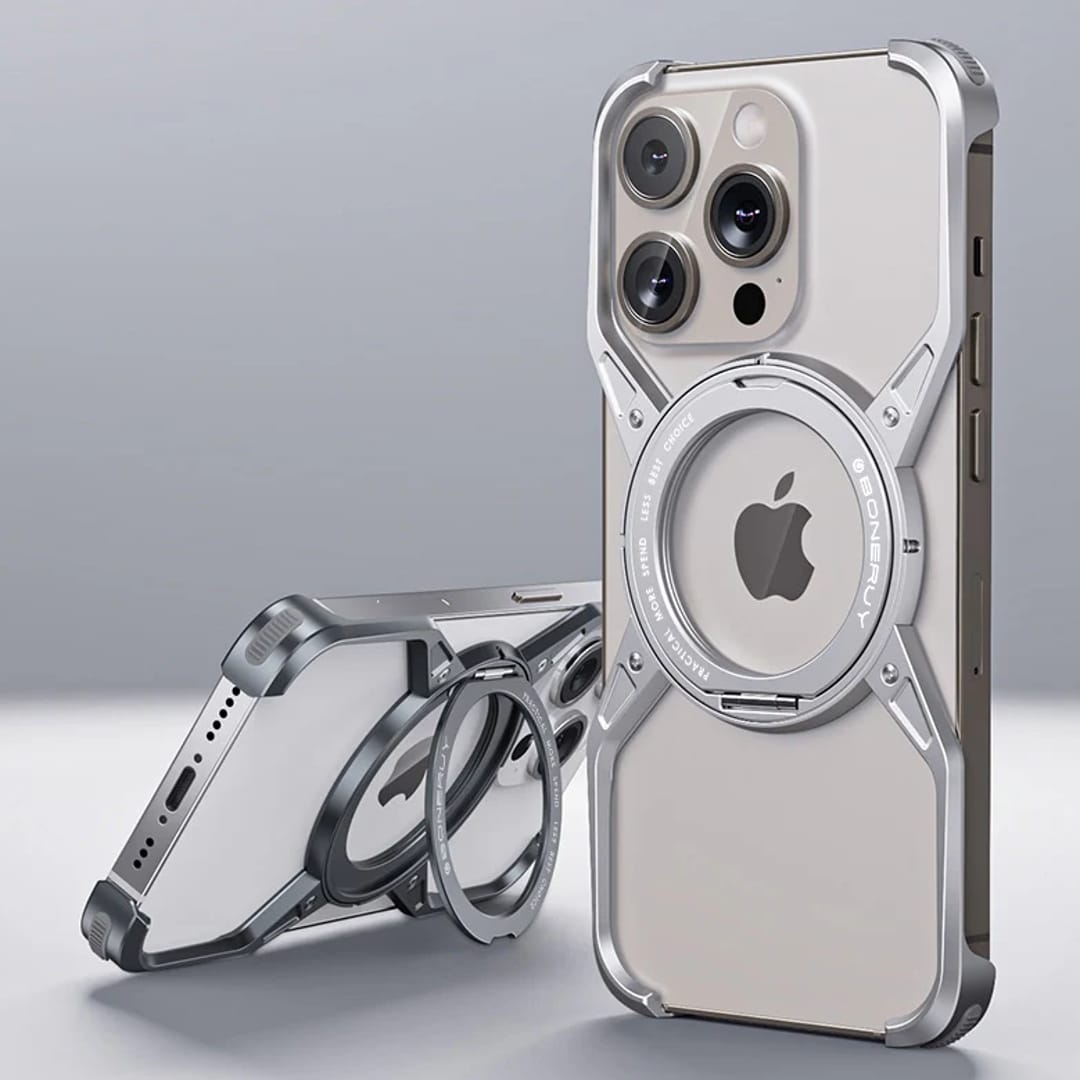 (Buy 1 Get 1) Titanium Frameless Cooling Bracket Case  For iPhone