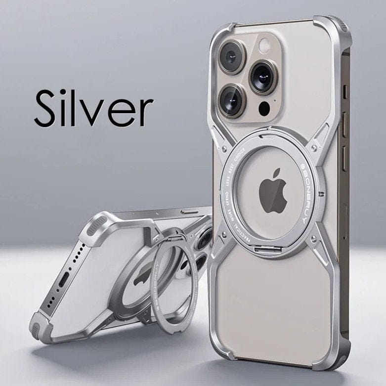 (Buy 1 Get 1) Titanium Frameless Cooling Bracket Case  For iPhone