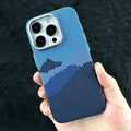 (Buy 1 Get 1) Alpine Luminate Kevlar Textured Case For iPhone (Blue)