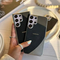 (Buy 1 Get 1) Elegant Luxe Leather Electroplated Case - Samsung