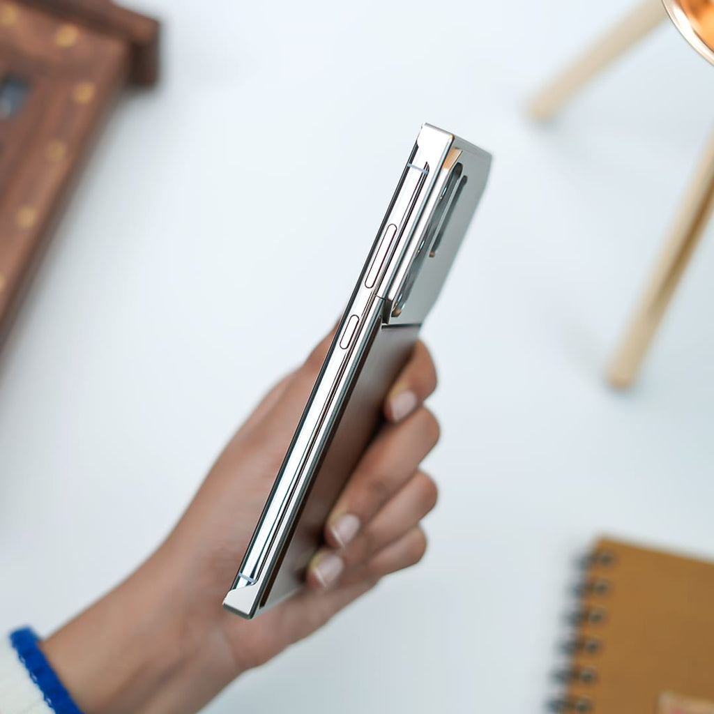 (Buy 1 Get 1) Nature Wood Grain Metallic Case - Samsung