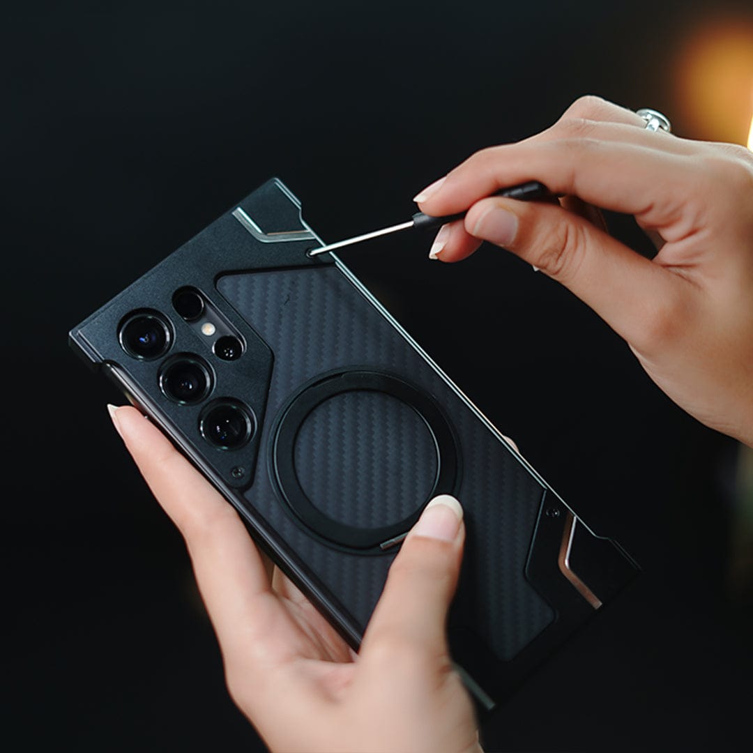 (Buy 1 Get 1) Reinforced Carbon Fiber Armor Case - Samsung