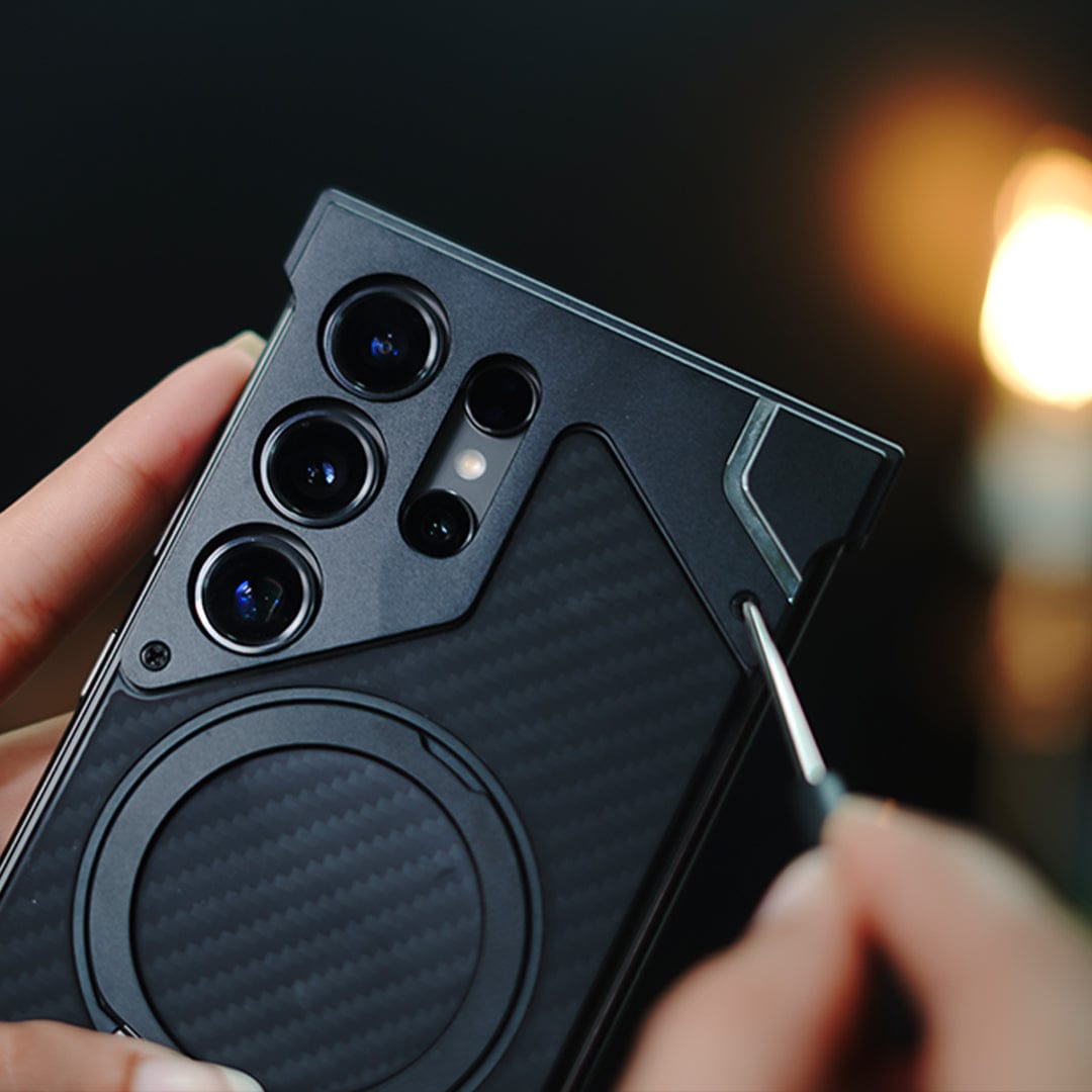 (Buy 1 Get 1) Reinforced Carbon Fiber Armor Case - Samsung