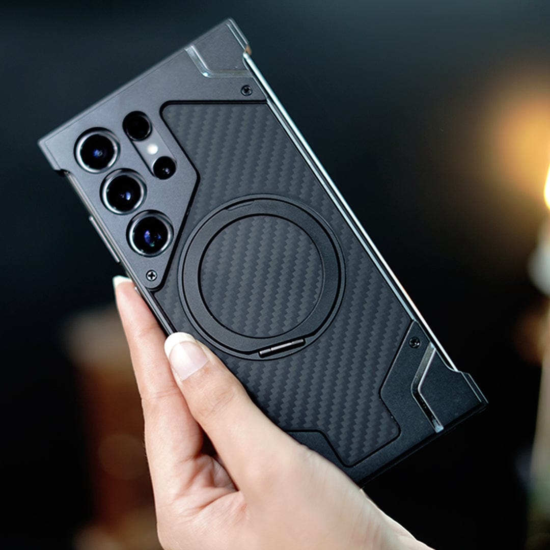 (Buy 1 Get 1) Reinforced Carbon Fiber Armor Case - Samsung