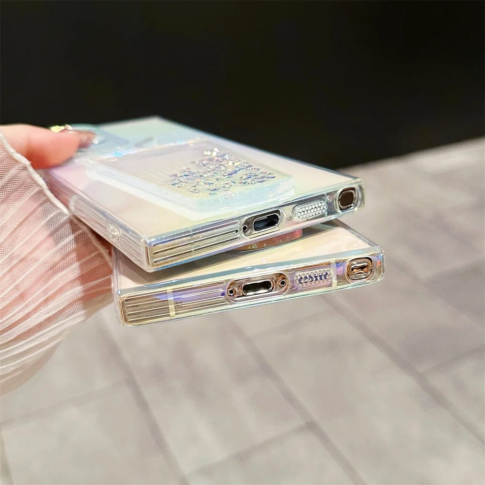 (Buy 1 Get 1) Chic Gradient Glittery Cup Case - Samsung