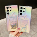 (Buy 1 Get 1) Chic Gradient Glittery Cup Case - Samsung