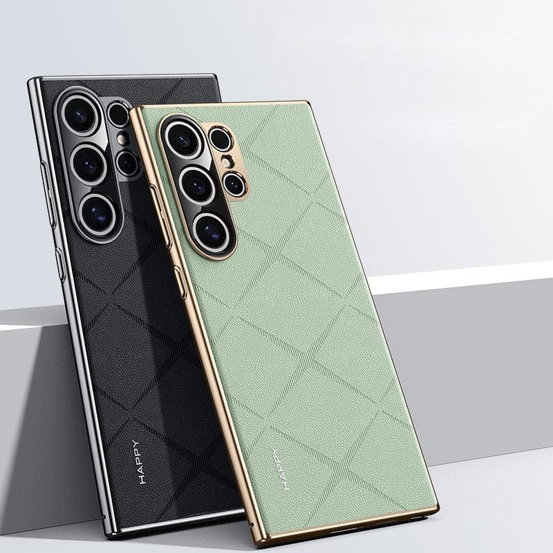 (Buy 1 Get 1) Classy High-End Leather Business Case - Samsung