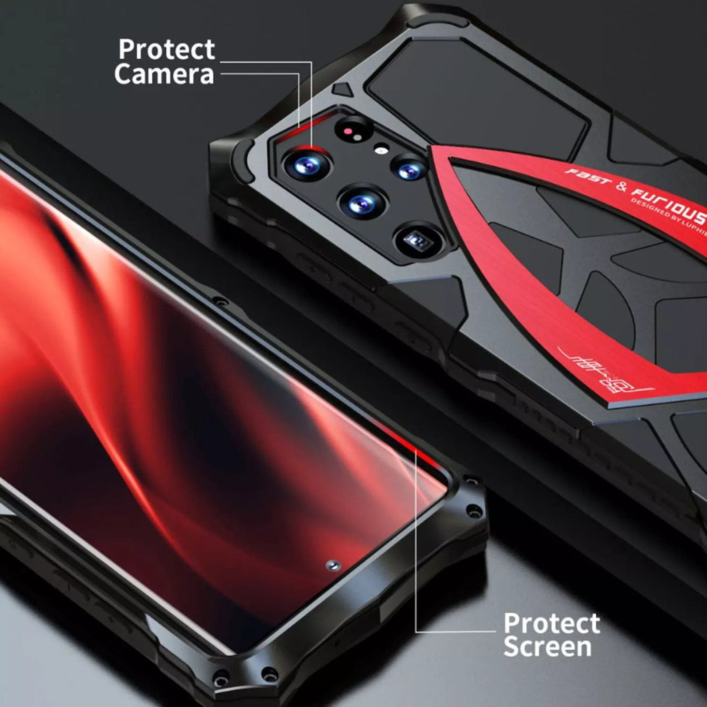 (Buy 1 Get 1) Armor Heavy Duty Shockproof Metal Case - Samsung