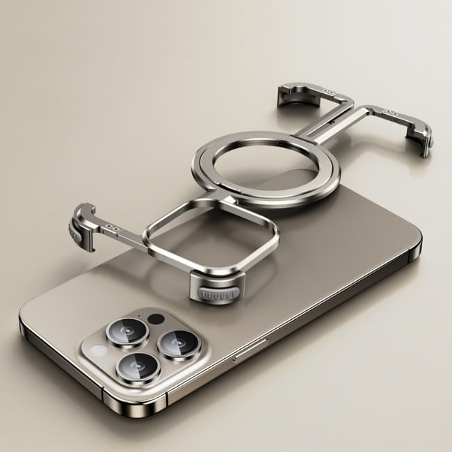 (Buy 1 Get 1) Shockproof Aluminum Frameless Ring Metal Case For iPhone