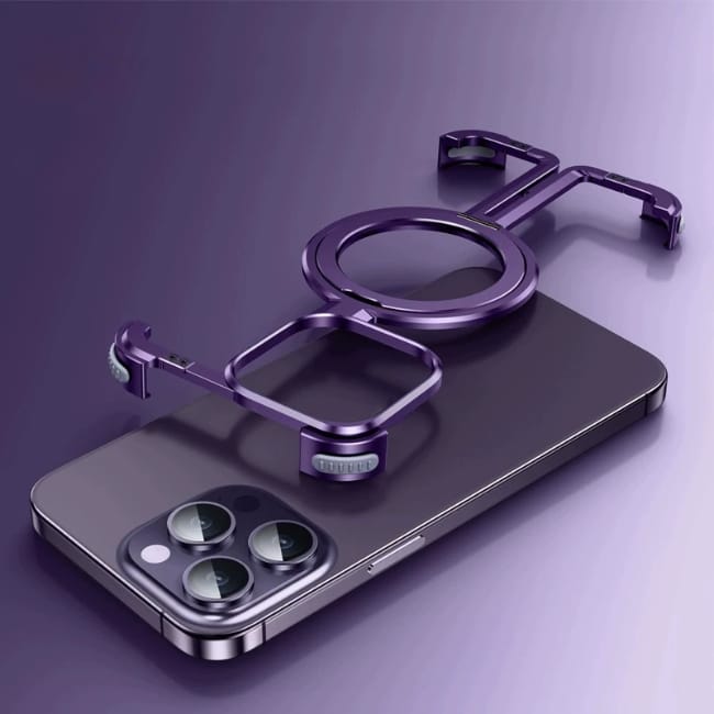 (Buy 1 Get 1) Shockproof Aluminum Frameless Ring Metal Case For iPhone