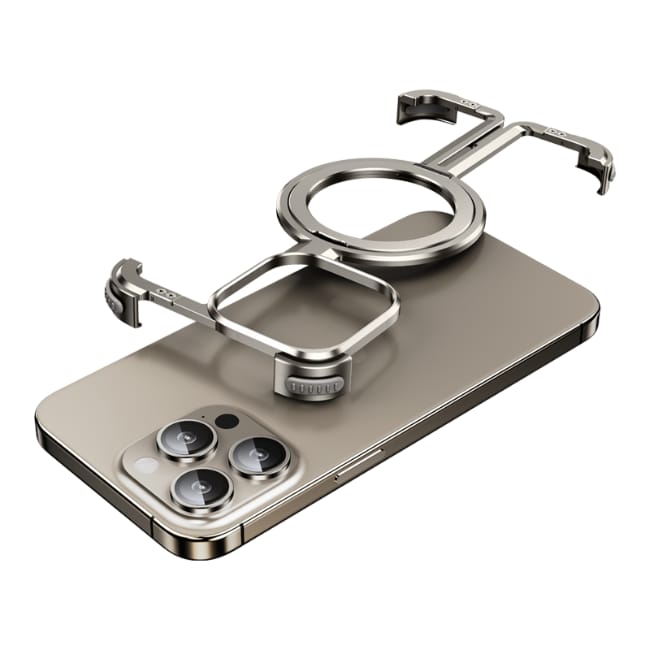 (Buy 1 Get 1) Shockproof Aluminum Frameless Ring Metal Case For iPhone