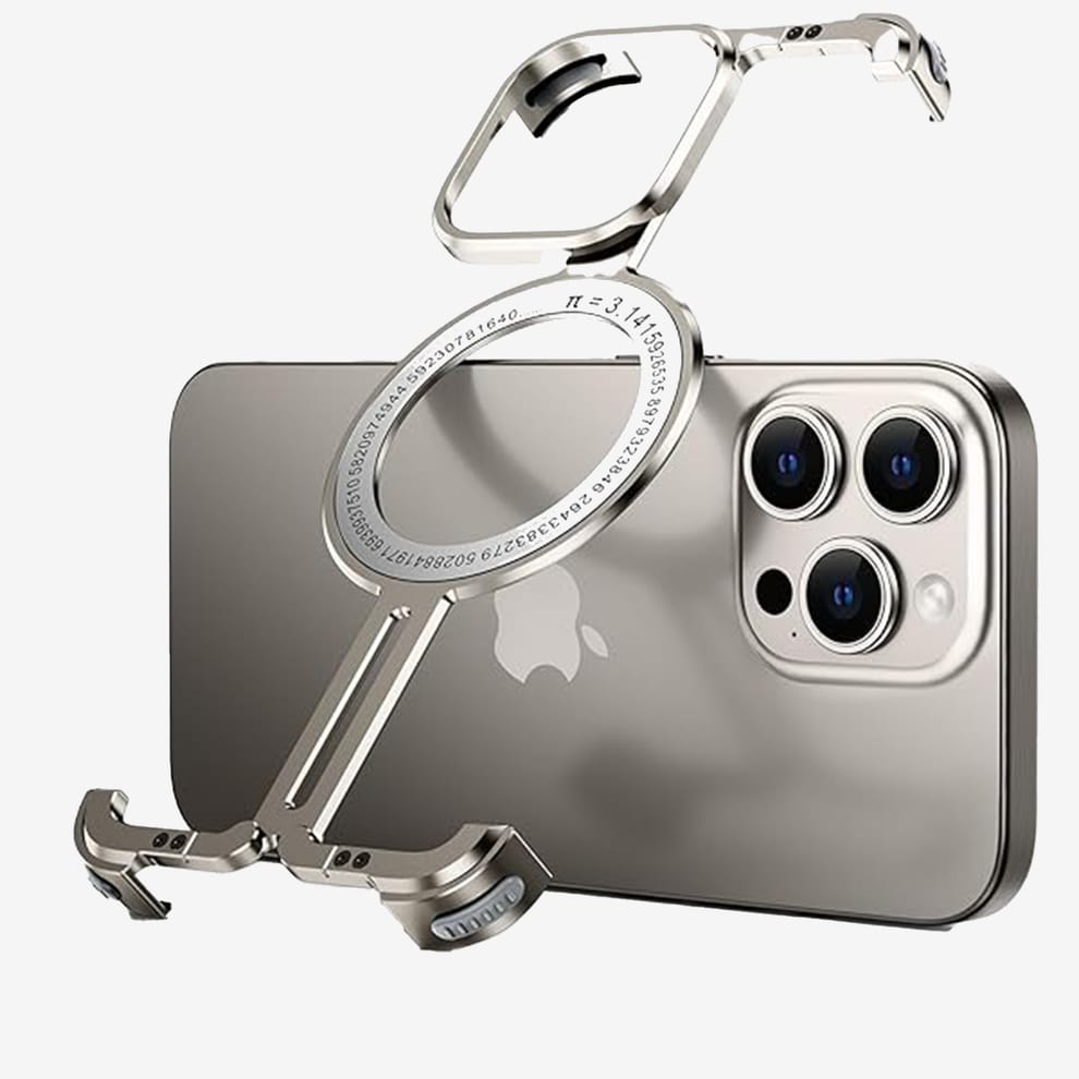 (Buy 1 Get 1) Shockproof Aluminum Frameless Ring Metal Case For iPhone