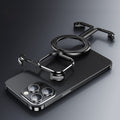 (Buy 1 Get 1) Shockproof Aluminum Frameless Ring Metal Case For iPhone