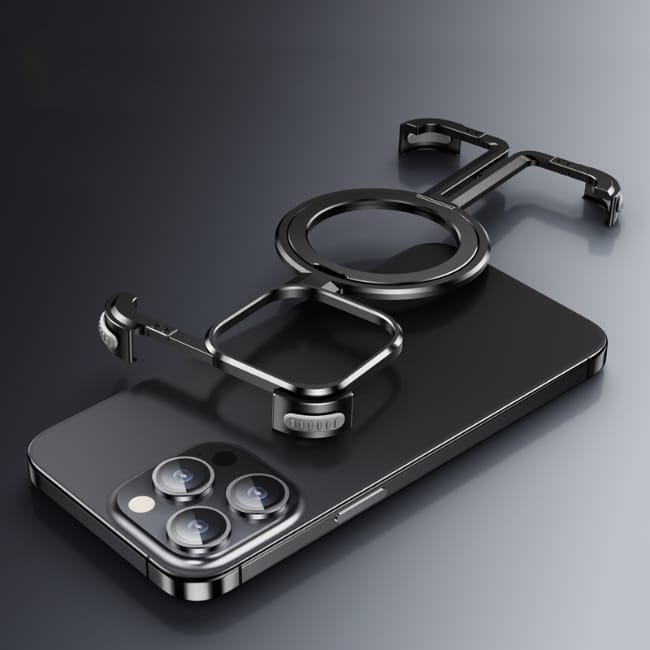 (Buy 1 Get 1) Shockproof Aluminum Frameless Ring Metal Case For iPhone