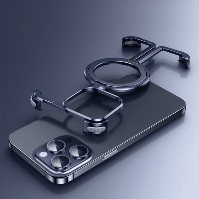 (Buy 1 Get 1) Shockproof Aluminum Frameless Ring Metal Case For iPhone