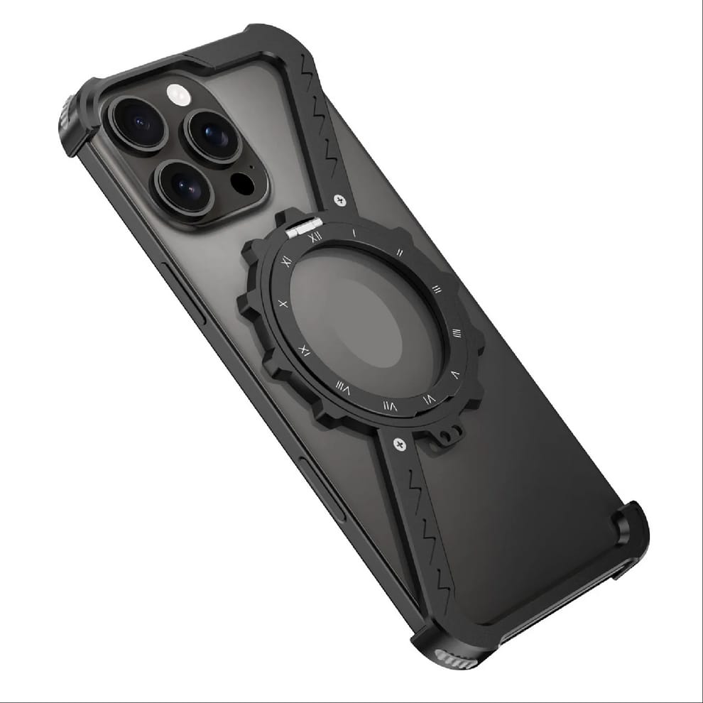 (Buy 1 Get 1) Z-Shape Gear Metal Magnetic Holder Case For iPhone