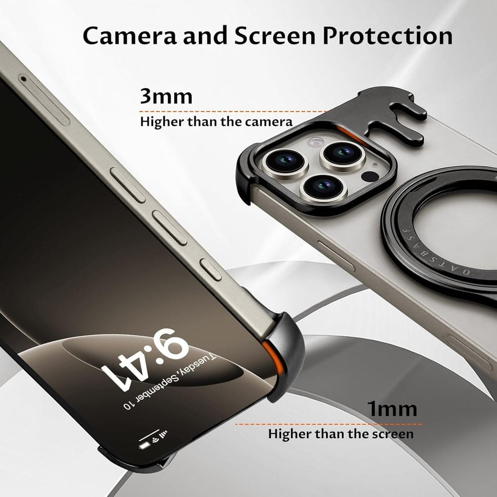 (Buy 1 Get 1) Liquid Minimal Metal Frameless Case for iPhone