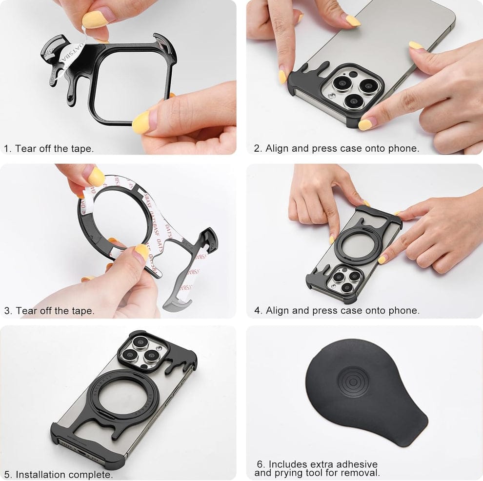 (Buy 1 Get 1) Liquid Minimal Metal Frameless Case for iPhone