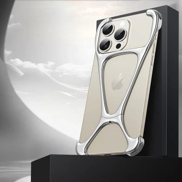 (Buy 1 Get 1) Armor King Metal Frameless Cover for iPhone