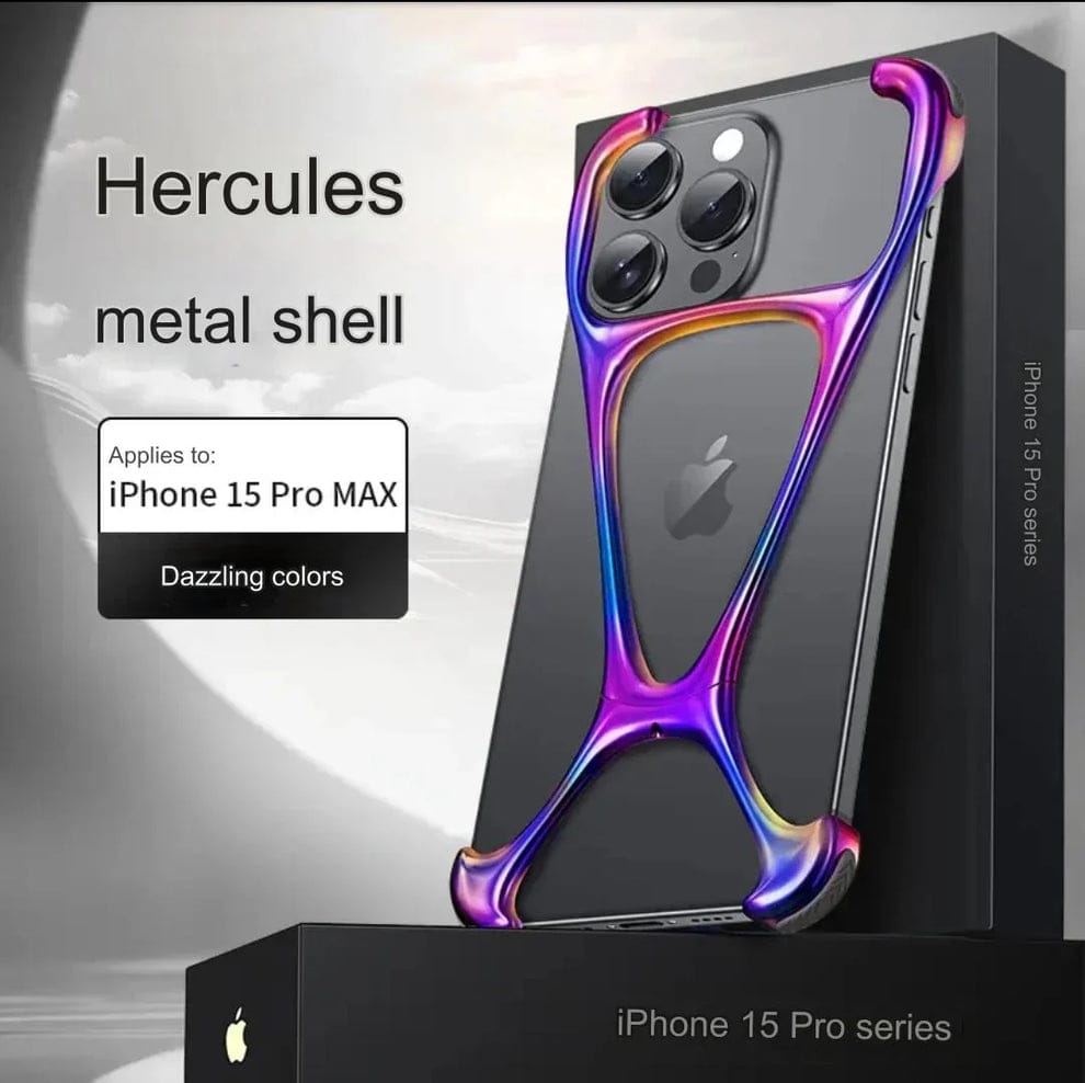 (Buy 1 Get 1) Armor King Metal Frameless Cover for iPhone